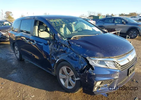 2019 Honda Odyssey Ex-L z USA, uszkodzony, nr VIN 5FNRL6H78KB032444